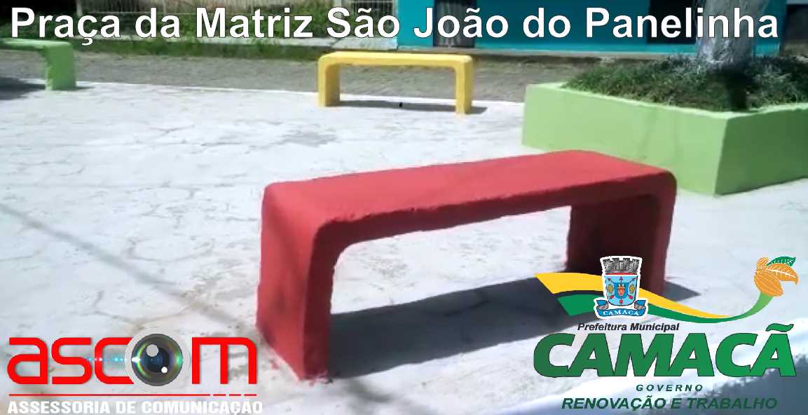 Prefeitura realiza decorações nas Pracinhas para ambiente de lazer